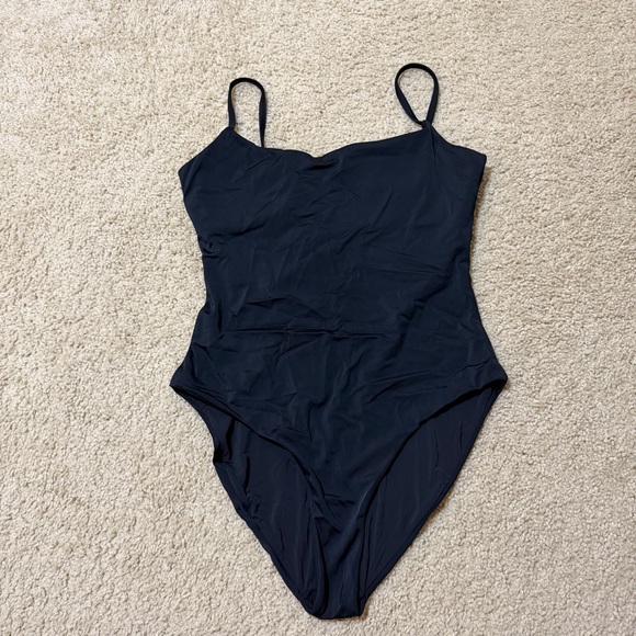 Andie Swim Jetties Black One-Piece Swimsuit Size Small S Swimwear Resort Pool - Picture 2 of 12